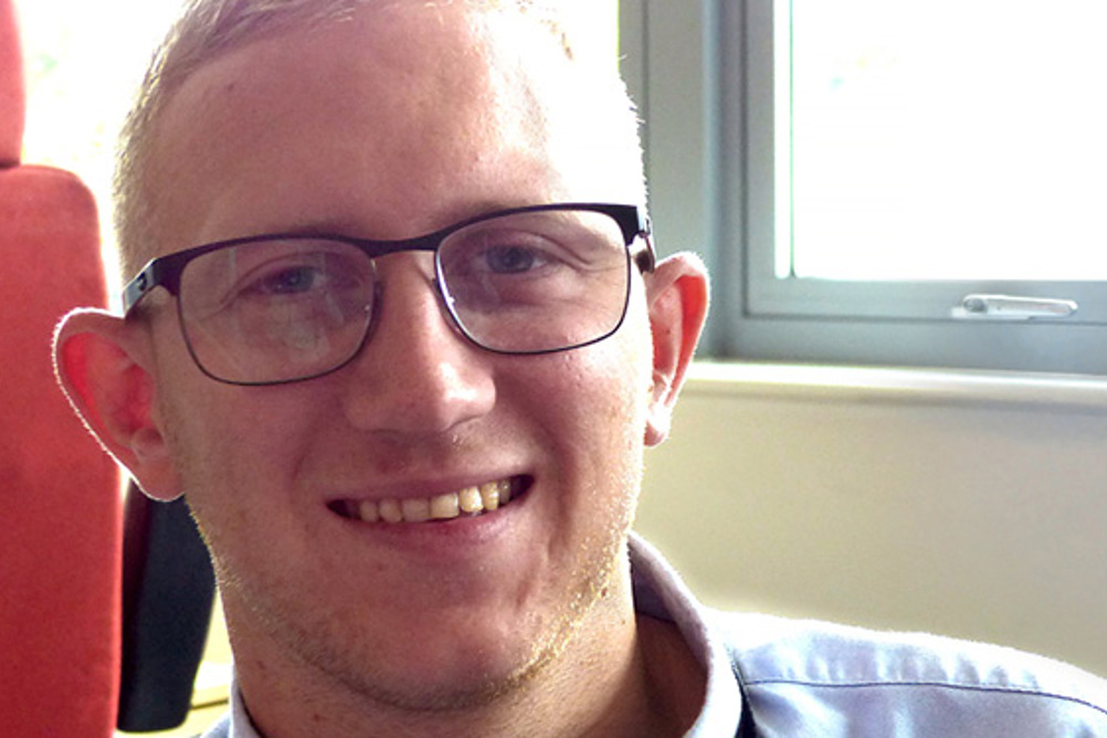 Advanced social worker Callum Bagley says South Gloucestershire Council's support for career progression keeps him motivated