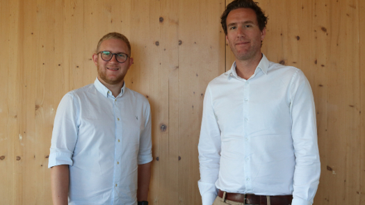 Senior social worker Callum (left) and service manager Jean-Paul have both benefited from South Gloucestershire's flexible working approach