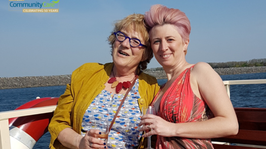 Pat Curtis (left) and Nicola Silk (photo supplied by Nicola Silk)|Photo by Nicola Silk|Photo by Nicola Silk